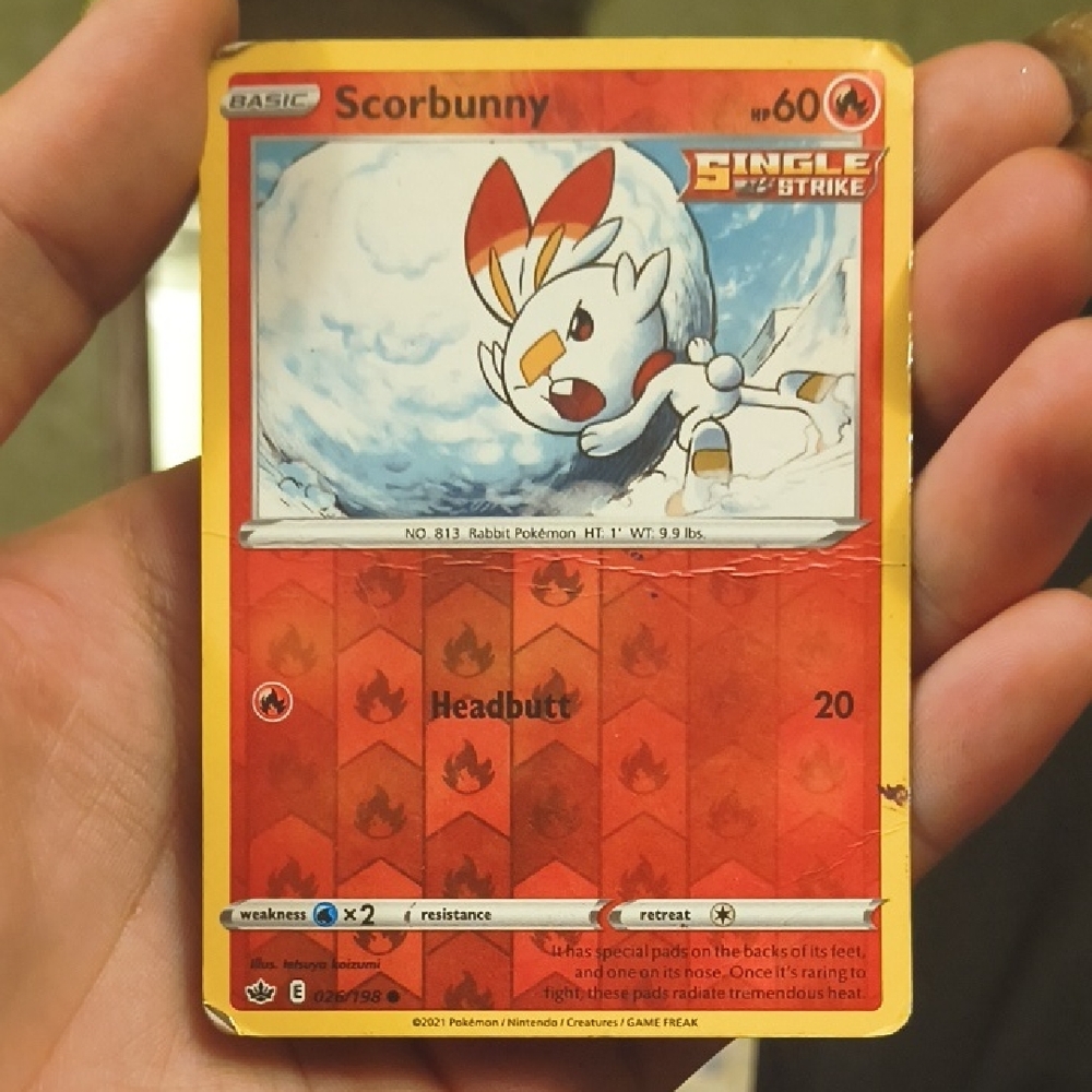 Scorbunny Pokémon Card